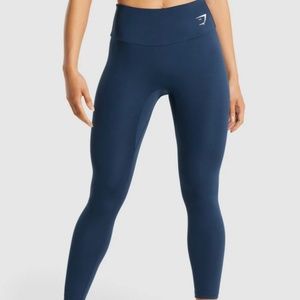 gymshark womens training leggings navy